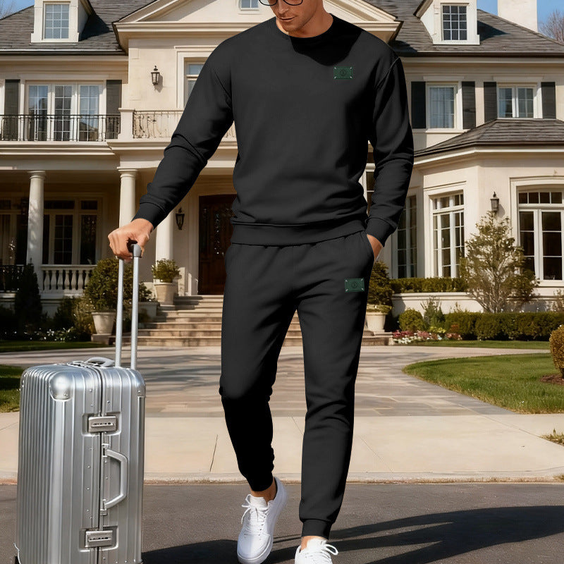 Herren Reisefreundliches Slim‑Fit Loungewear‑Set aus Sweatshirt und Jogginghose Shop Nory