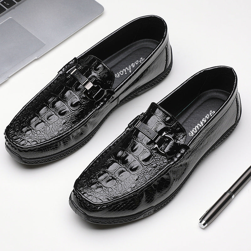 Herren Elegante Mokassins mit Schnalle Shop Nory