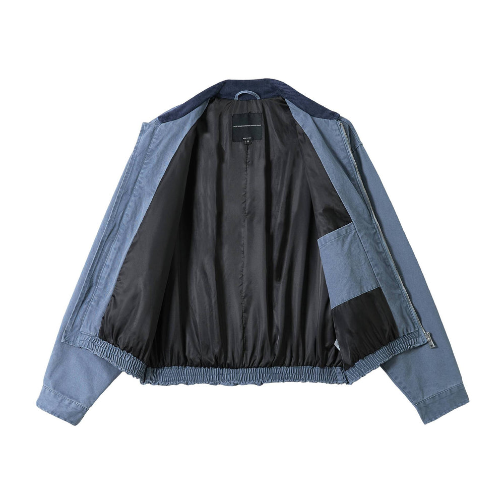 Herren Zeitloser Boxy-Fieldblouson aus Canvas mit Cord‑Umlegekragen Shop Nory