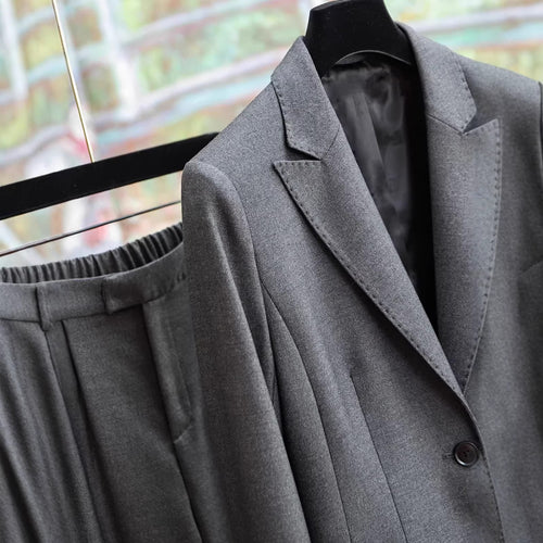 Damen Elegantes Blazer- und Hosen-Set Shop Nory