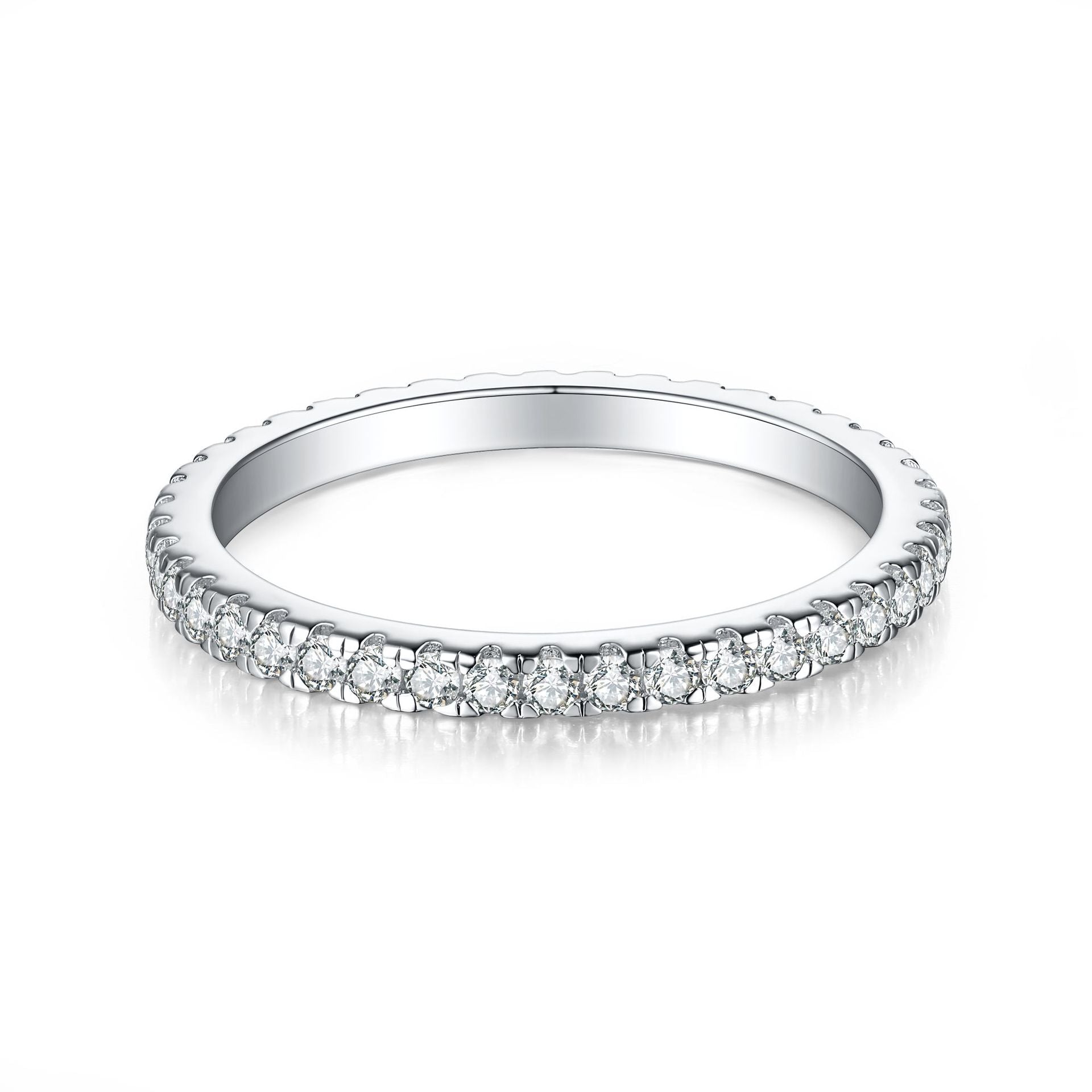 Damen Verlobungsring Set mit floralen Motiven und funkelndem Zirkonia Shop Nory