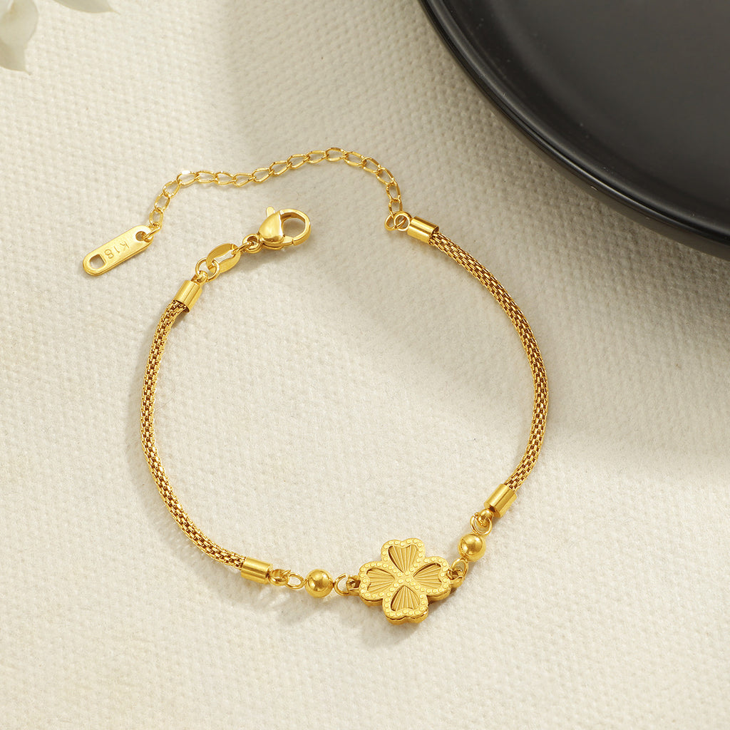 Damen filigranes Armband mit Blütenmotiv Shop Nory