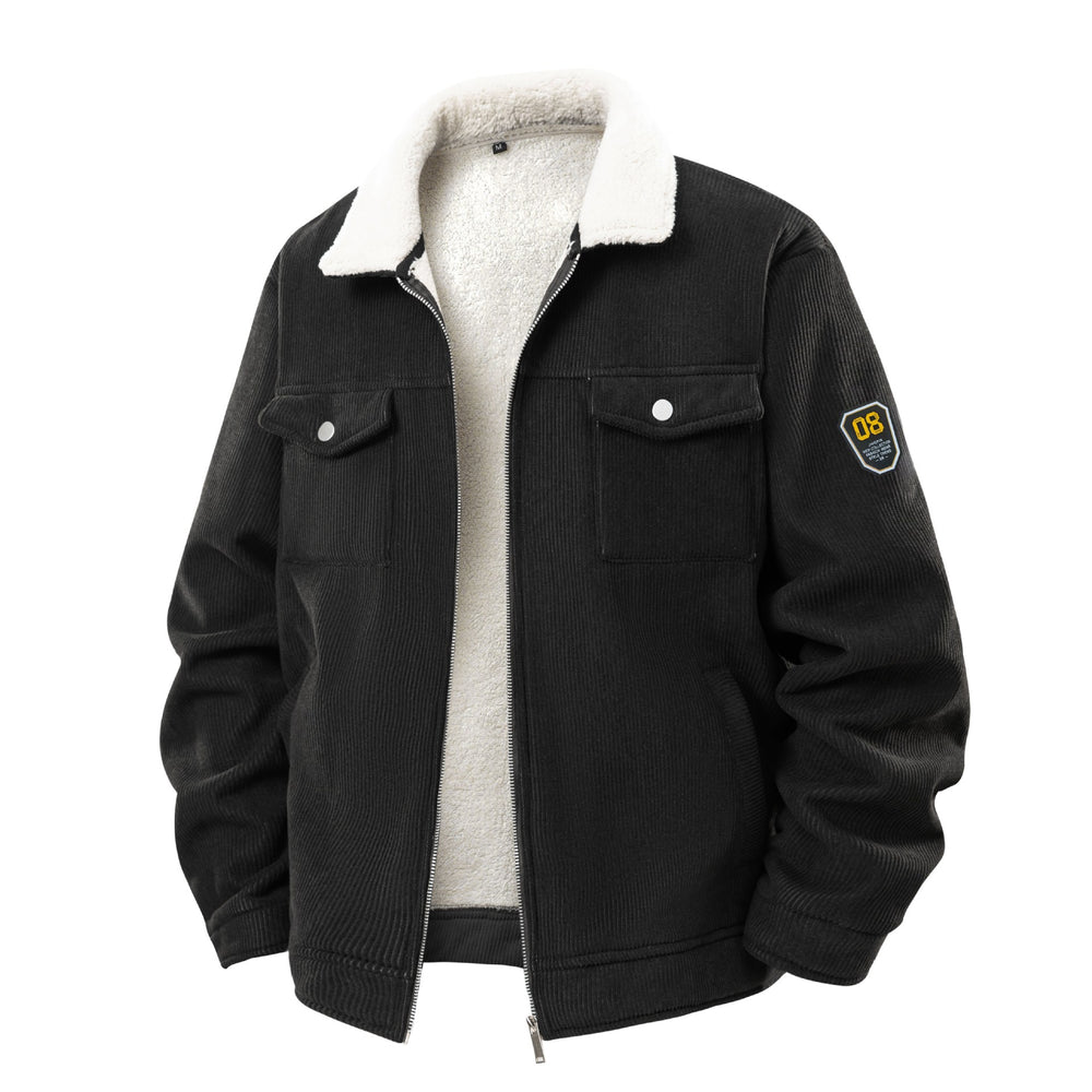 Herren Gemütliche Cordjacke mit Teddyfutter Shop Nory