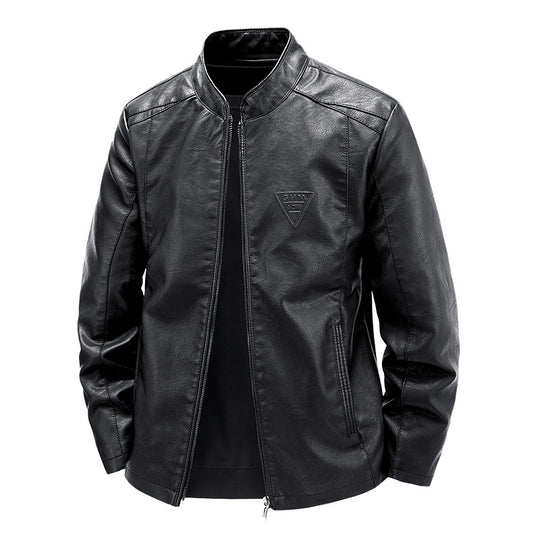 Herren Hochwertige Kunstlederjacke Shop Nory