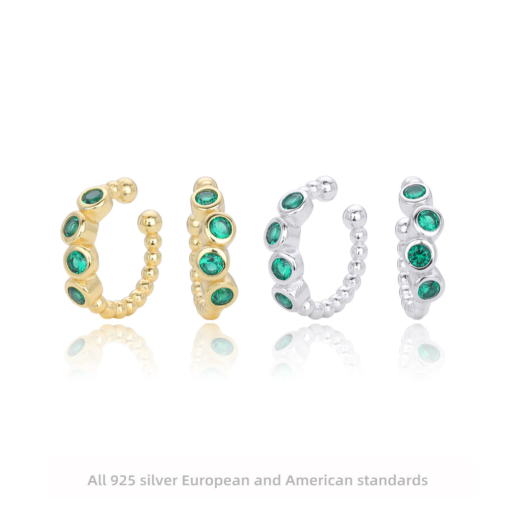 Damen Ohrhänger mit funkelnden Zirkonsteinen aus hochwertigem 925 Sterlingsilber Shop Nory