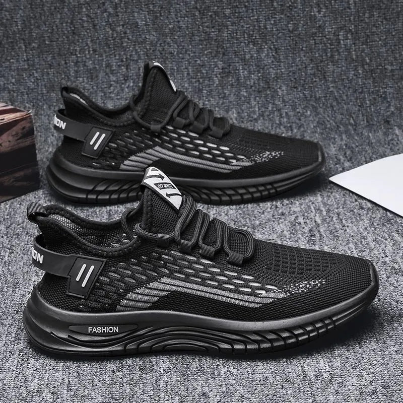 Herren Leichter Strick-Sneaker mit gepolsterter Komfortsohle und atmungsaktivem Mesh Shop Nory