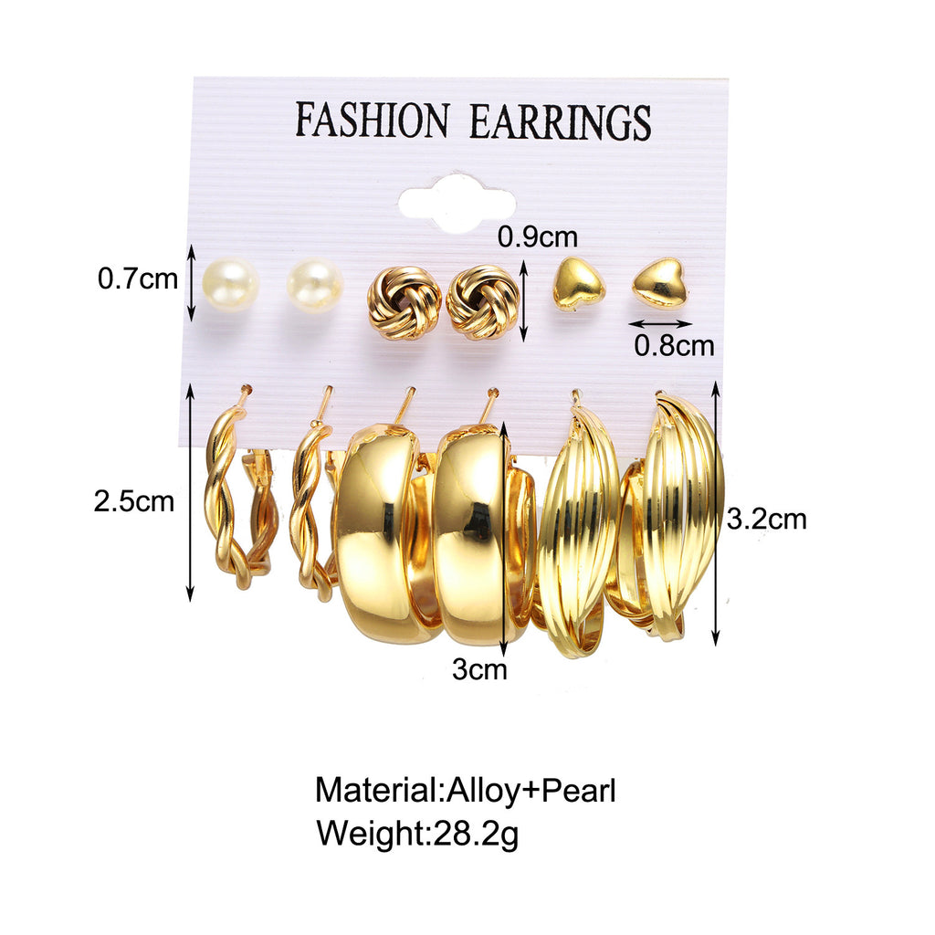 Damen Ohrringe Set mit elegantem und vielseitigem Design Shop Nory