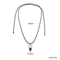 Damen Halskette mit modernem, eleganten Tropfenanhänger Shop Nory