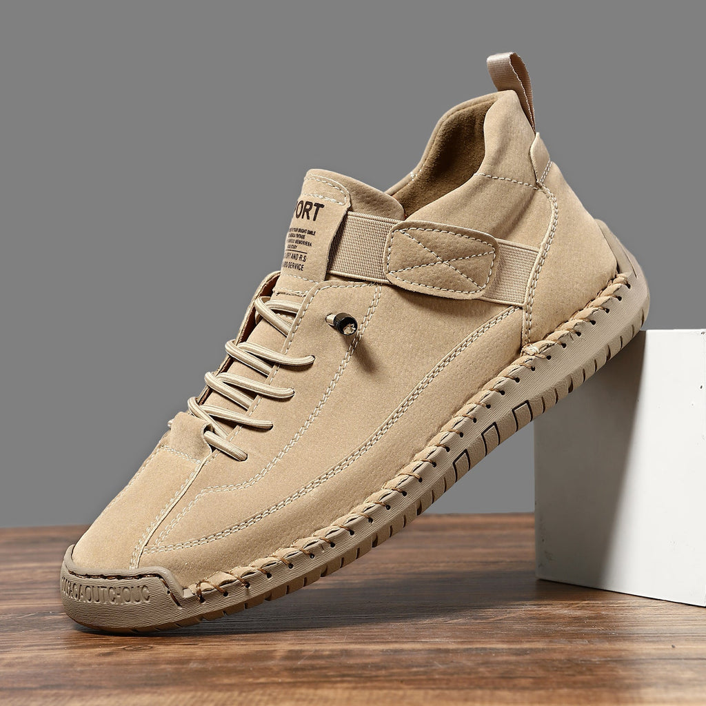 Damen Bequeme Freizeitschuhe mit elastischem Klettverschluss und atmungsaktiver Konstruktion Shopnory