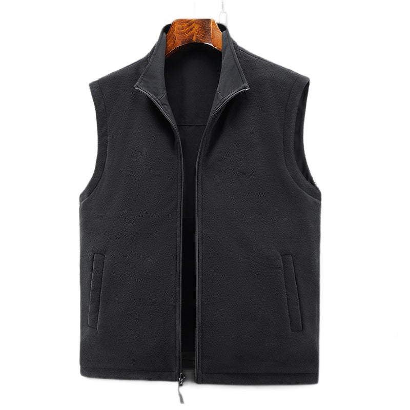 Herren Funktionsweste im urbanen Utility‑Stil mit Organizer‑Taschen und Stehkragen Shop Nory