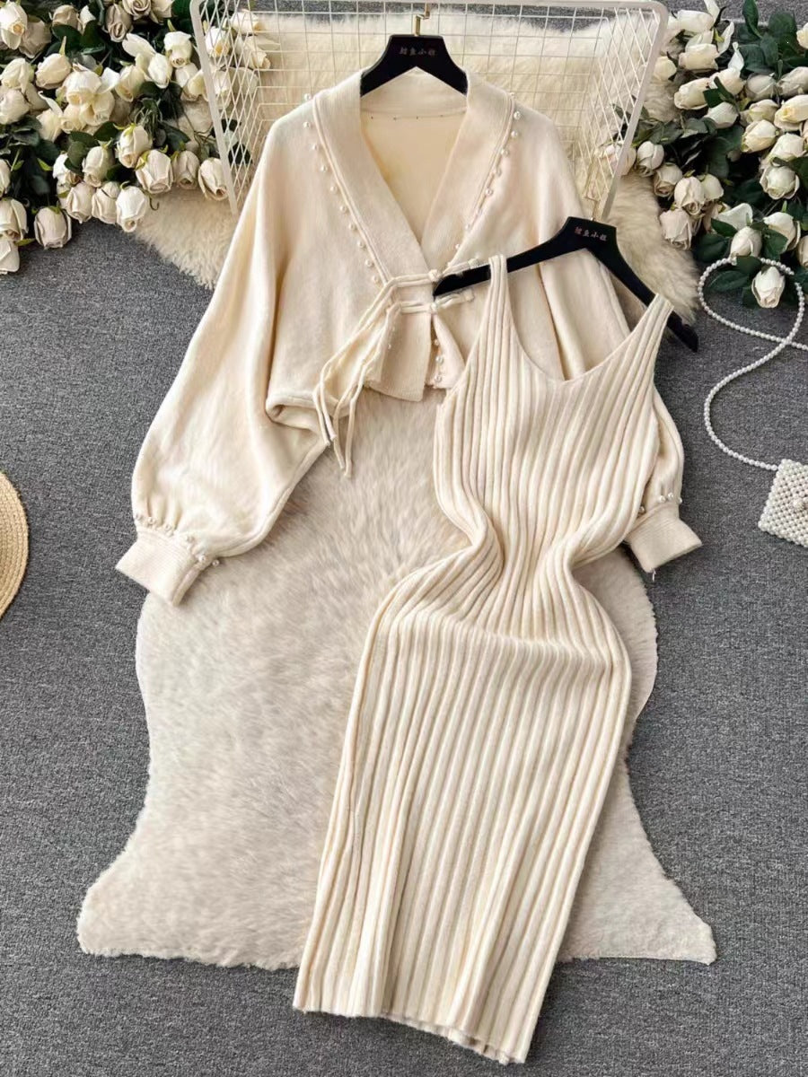 Damen Elegantes Strickset mit Rib-Design Shop Nory