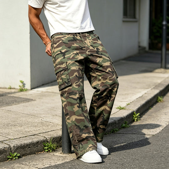 Herren Camouflage Cargo-Hose Shop Nory