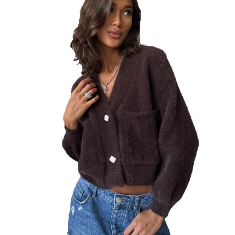 Damen Cozy Strickjacke Shop Nory
