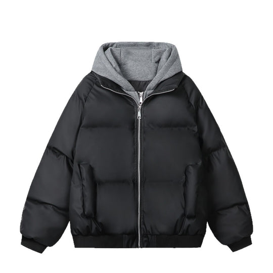 Damen Modische Steppjacke mit abnehmbarer Kapuze Shop Nory