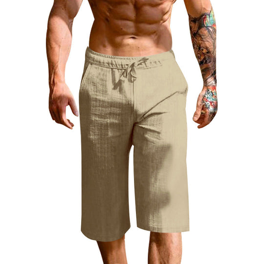 Herren bequeme Sport-Shorts mit elastischem Bund und verstellbarem Kordelzug Shopnory