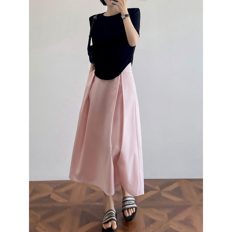 Damen Elegante und lässige Midi-Bluse mit Knopfdetail Shop Nory