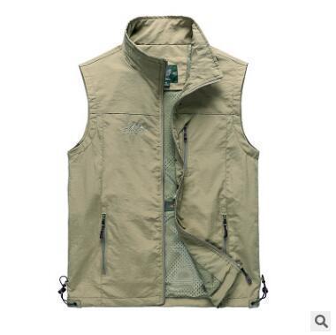 Herren Utility-Outdoorweste mit atmungsaktivem Meshfutter, Reißverschluss‑Taschen und verstellbarem Saum Shop Nory