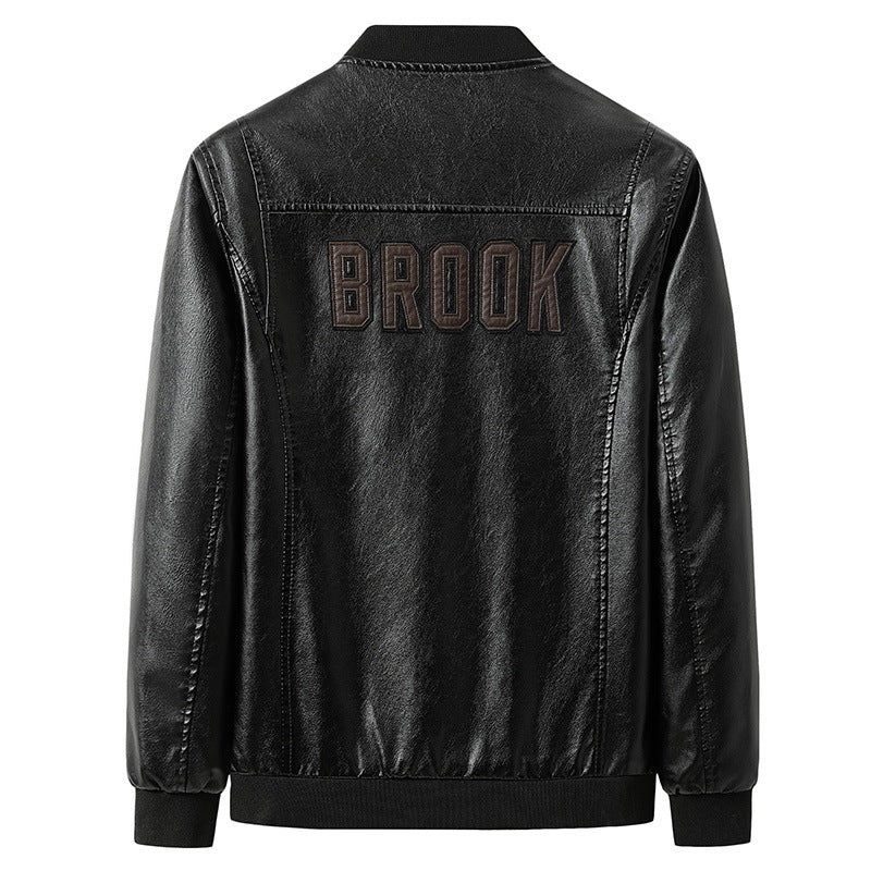 Herren Modische Kunstleder-Bomberjacke Shop Nory 1787738231