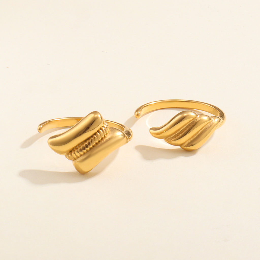 Damen Schmuckring mit elegantem Wellen-Design Shop Nory
