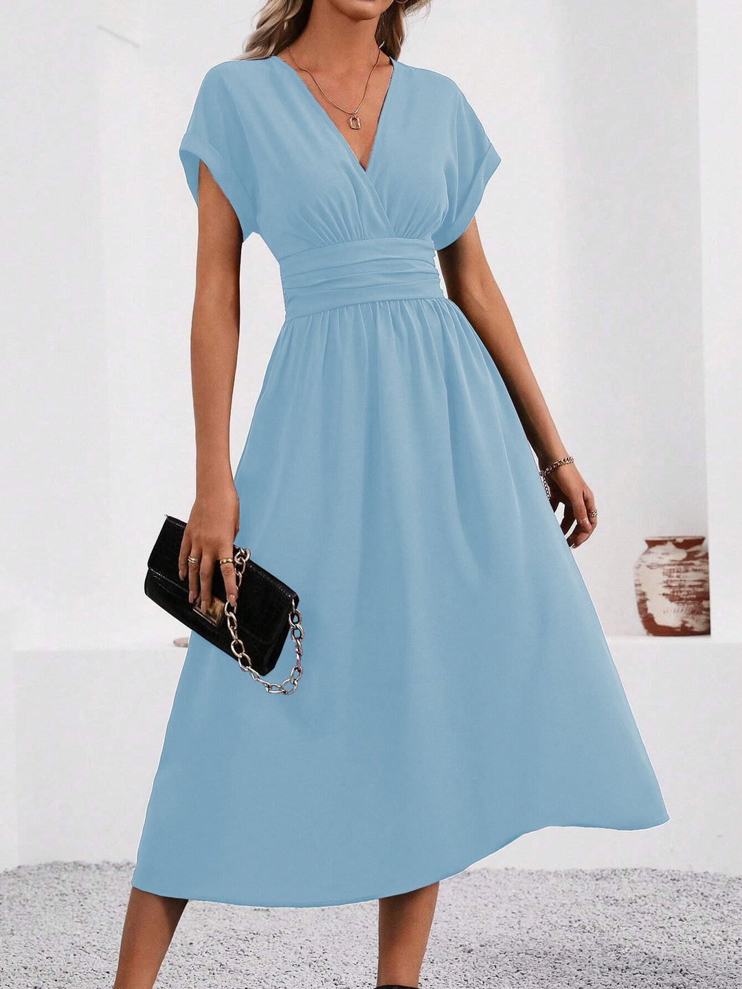 Elegante Wickelkleid