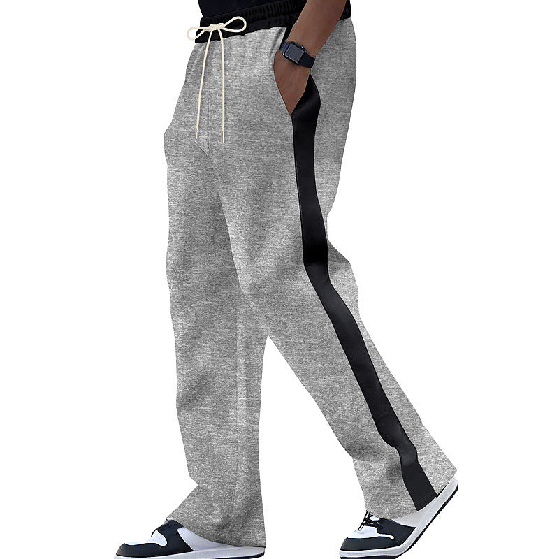 Herren trendige Sporthose mit seitlichem Kontraststreifen