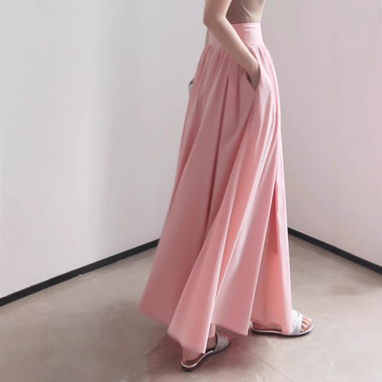 Damen Eleganter Maxi-Rock mit fließendem Schnitt Shop Nory