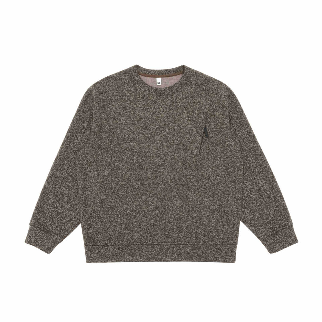 Unisex Strukturierter Rundhals-Sweatshirt mit Raglanärmeln und geripptem Saum Shop Nory