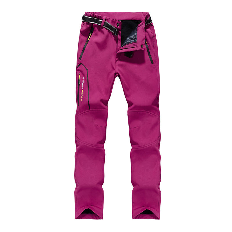 Damen Softshell-Trekkinghose mit vorgeformten Kniepartien, wasserabweisender Membran und Reißverschlusstaschen Shop Nory