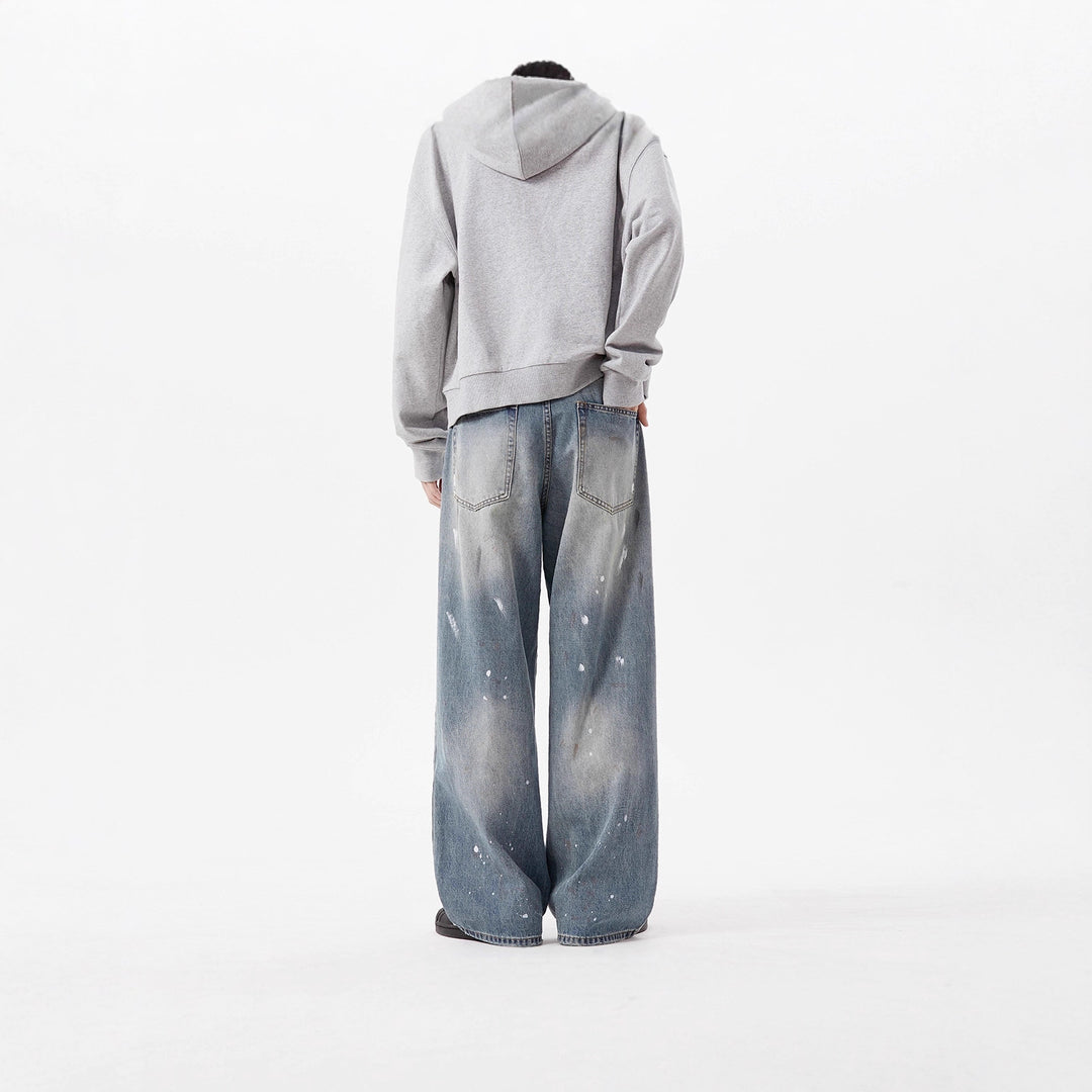 Damen Weitgeschnittene Jeans mit einzigartigen Zerstörungsdetails Shop Nory