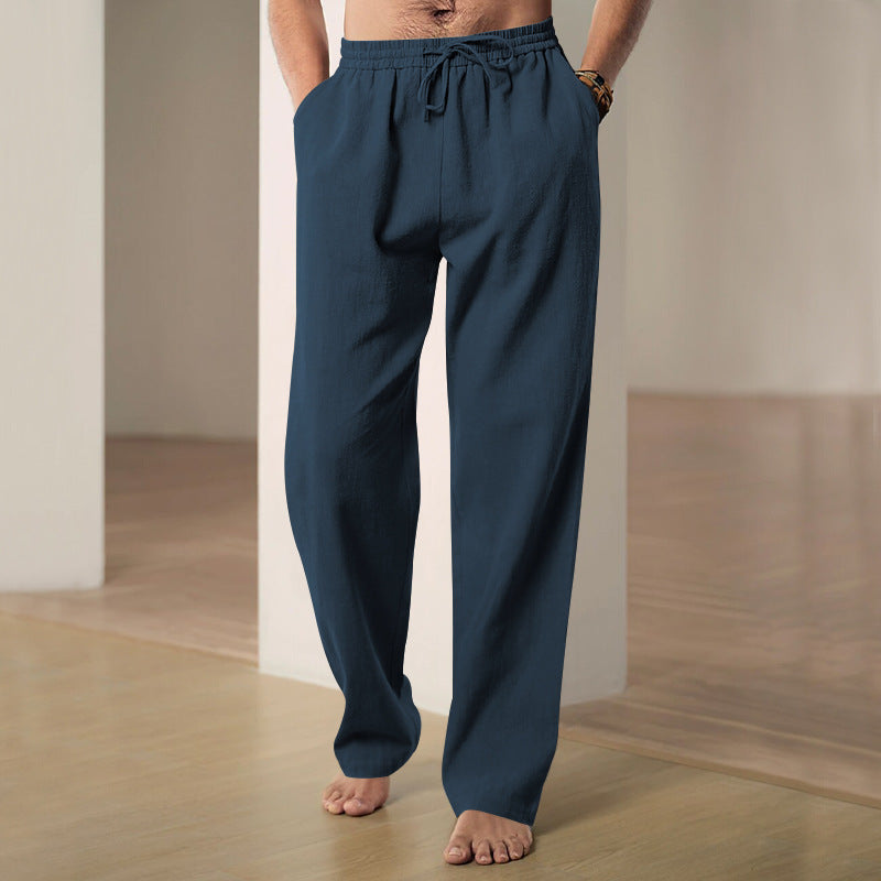Herren Bequeme Sommerfreizeithose mit elastischem Bund