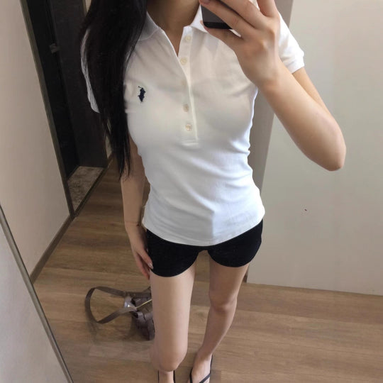 Damen Polo-Shirt mit Knopfleiste Shop Nory