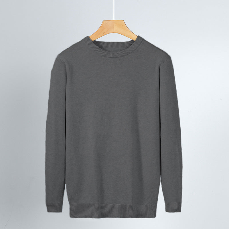 Herren Feiner Rundhalspullover aus Baumwollmix mit leichter Struktur und schlanker Passform Shop Nory