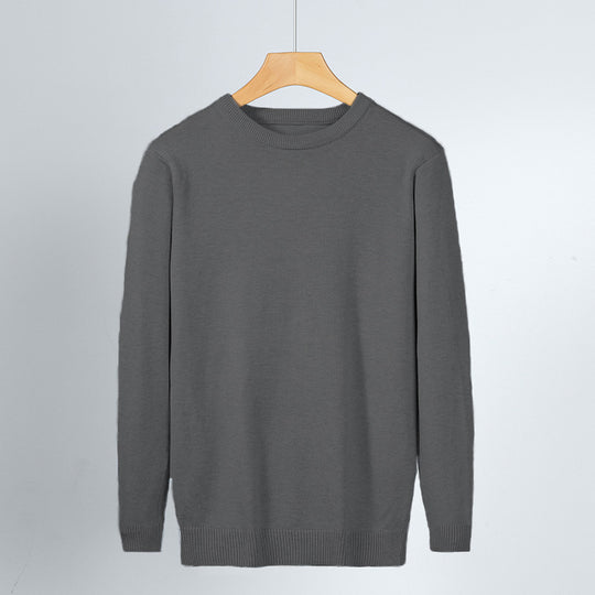 Herren Feiner Rundhalspullover aus Baumwollmix mit leichter Struktur und schlanker Passform Shop Nory