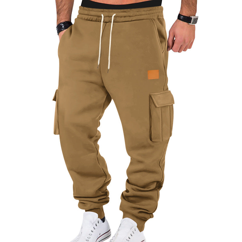 Herren Cargo-Sweatpants mit praktischen Seitentaschen und elastischem Bund