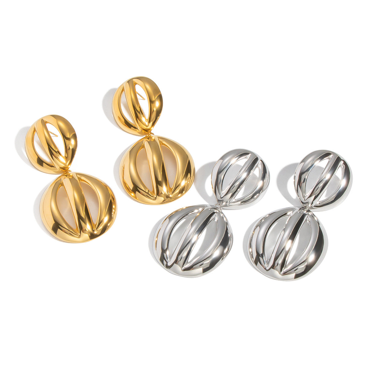 Damen Ohrhänger mit elegantem, skulpturalem Design Shop Nory