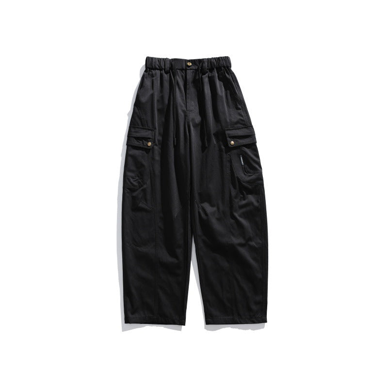 Herren Cargo-Hose mit elastischem Bund, Tunnelzug und multiplen Utility-Taschen Shop Nory