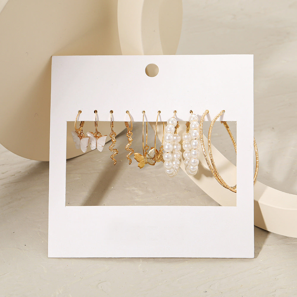 Damen Modeschmuck Creolen Set Shop Nory