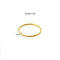 Damen feiner Ring mit minimalistischem Zirkonia Akzent Shop Nory