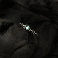 Damen eleganter Ring mit kunstvollem Schliff und Zirkonia-Akzenten Shop Nory
