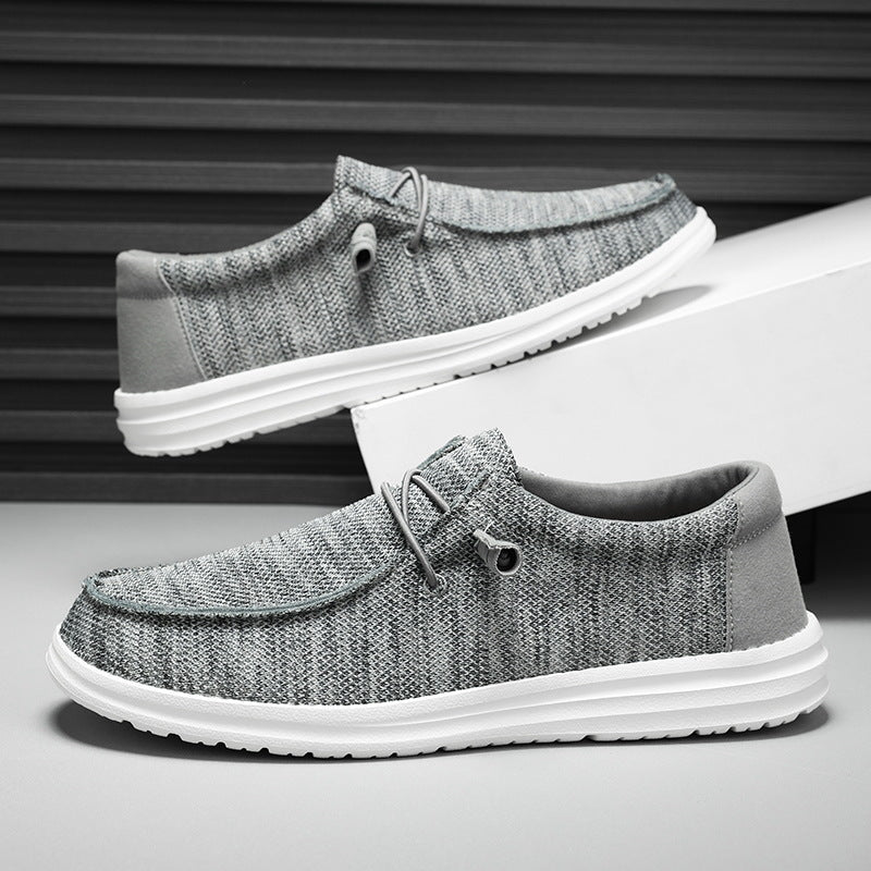 Herren atmungsaktive Mokassin‑Slipper aus Strick mit Memory‑Fußbett und rutschfester EVA‑Laufsohle Shop Nory