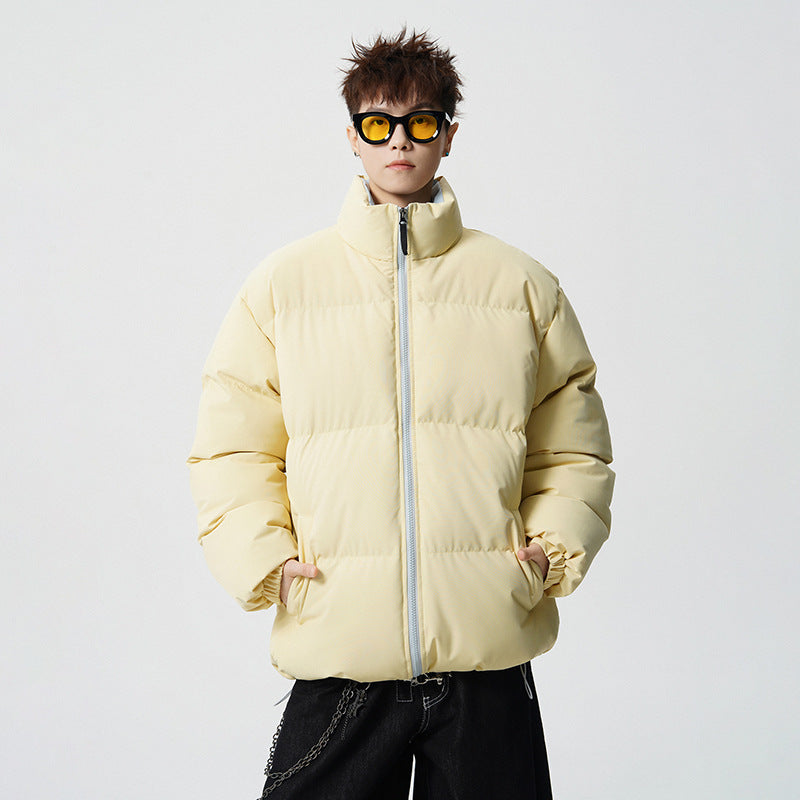 Herren Kurz geschnittene Oversize Steppjacke mit hohem Kragen Shop Nory