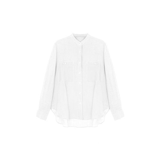 Damen Luftige Langarmbluse Shop Nory