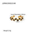 Damen Offenes Ringarmband mit eleganten Schwarzkristallen Shop Nory