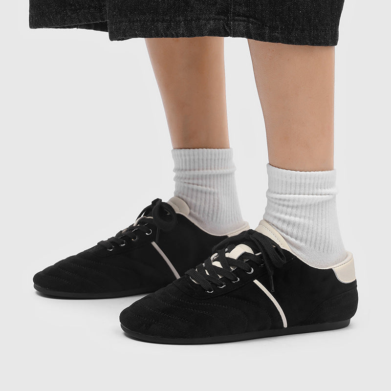 Damen Komfortable Lifestyle Sneakers aus Veloursleder