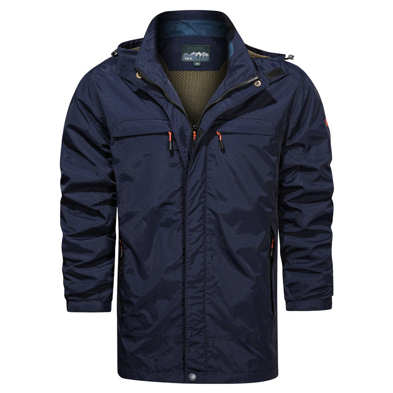 Herren leichter Fieldparka mit Kapuze, atmungsaktivem Mesh‑Futter und multifunktionalen Taschen Shop Nory