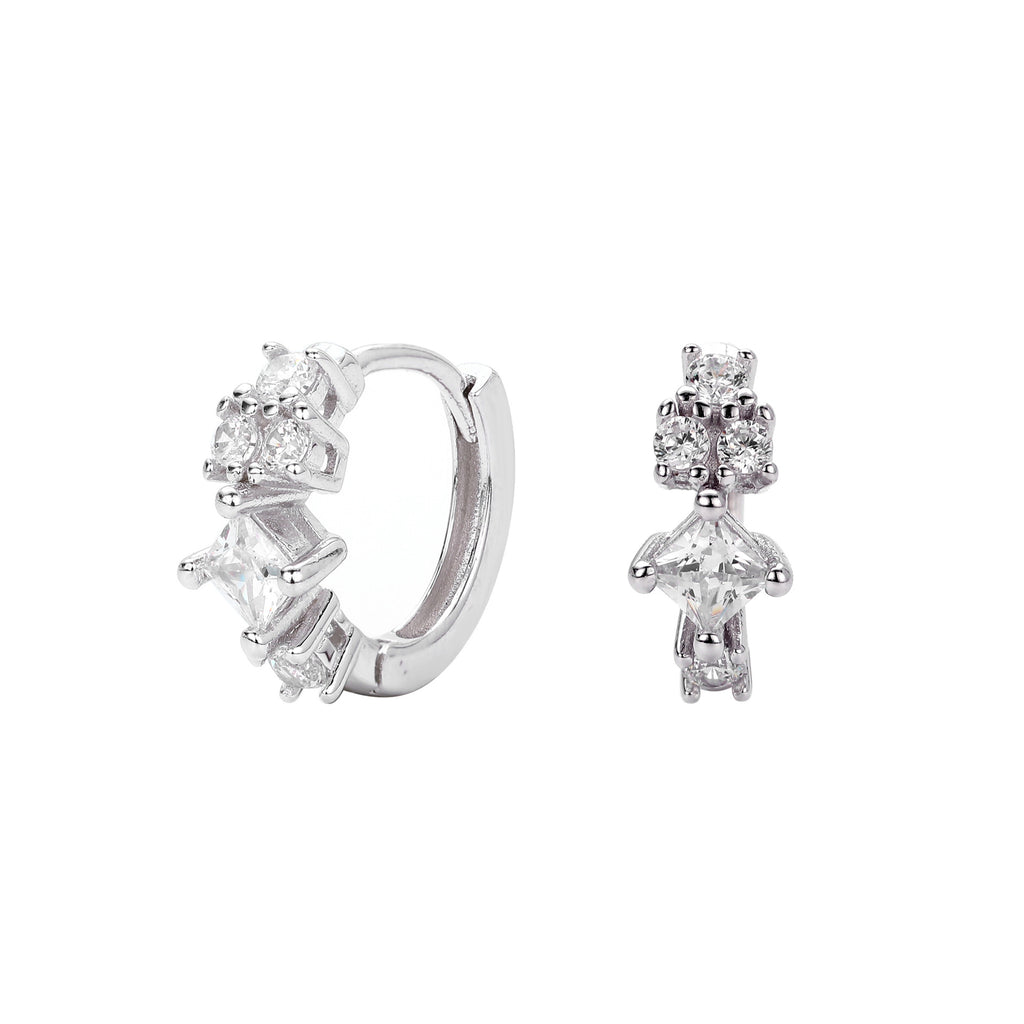 Damen Elegante Ohrringe mit funkelnden Zirkonia und hochwertigem 925 Sterling Silber Shop Nory