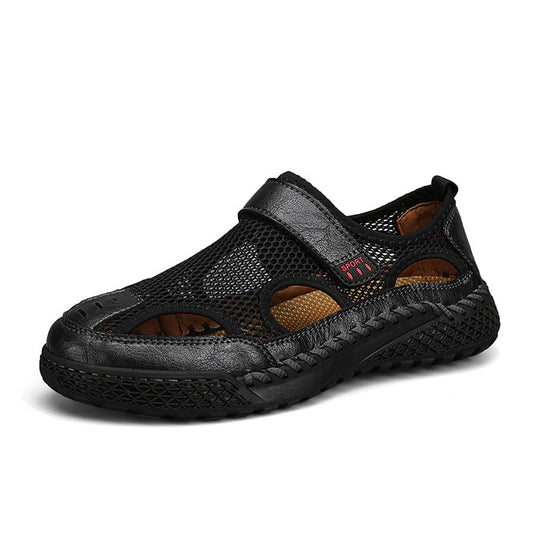 Herren Atmungsaktive Freizeitschuhe mit verstellbarem Riemen