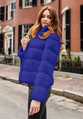Damen Modische Daunenjacke mit hohem Kragen