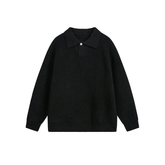 Damen Grobstrick-Polo mit Kentkragen und Oversize-Silhouette Shop Nory