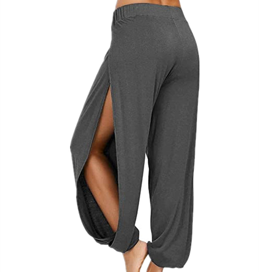 Damen luftige Freizehhose mit seitlichen Schlitzen Shopnory